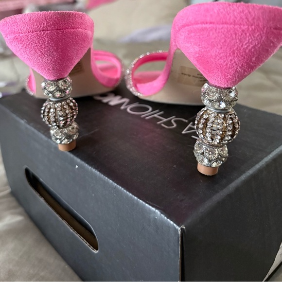 Hot Pink Rhinestone Heels - Picture 4 of 4